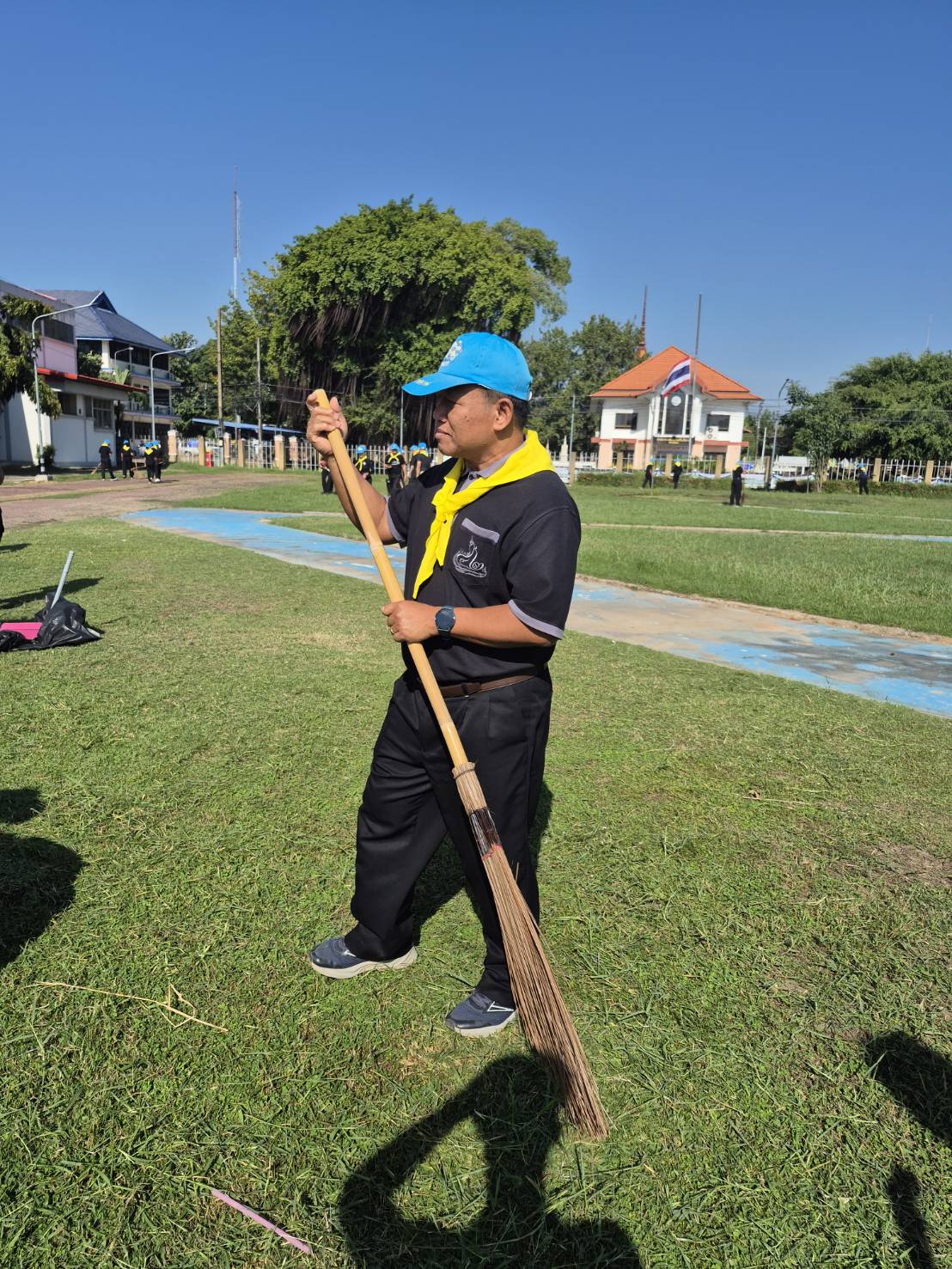 title - ส.ป.ก.ยโสธร ร่วมกิจกรรมจิตอาสาพัฒนาเพื่อถวายเป็นพระราชกุศล  น้อมสำนึกในพระมหากรุณาธิคุณ สมเด็จพระนางเจ้าสิริกิติ์ พระบรมราชินีนาถ พระบรมราชชนนีพันปีหลวง